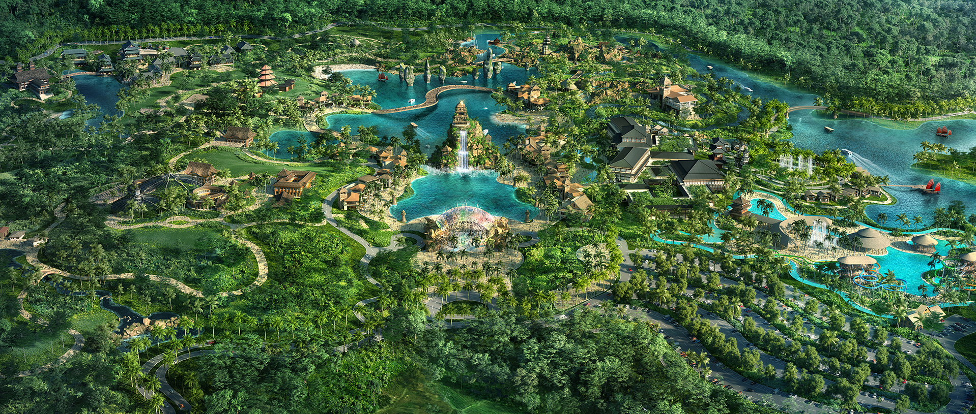 Mysterious Rainforest Kingdom Sanya, China